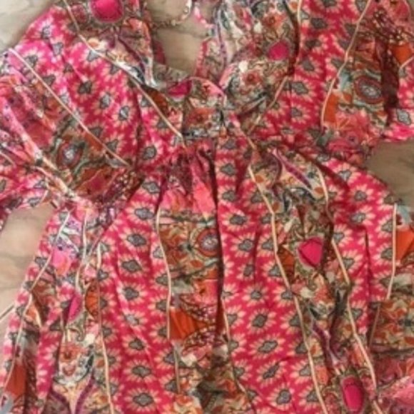 Pink printed Mini Dress - Picture 10 of 10